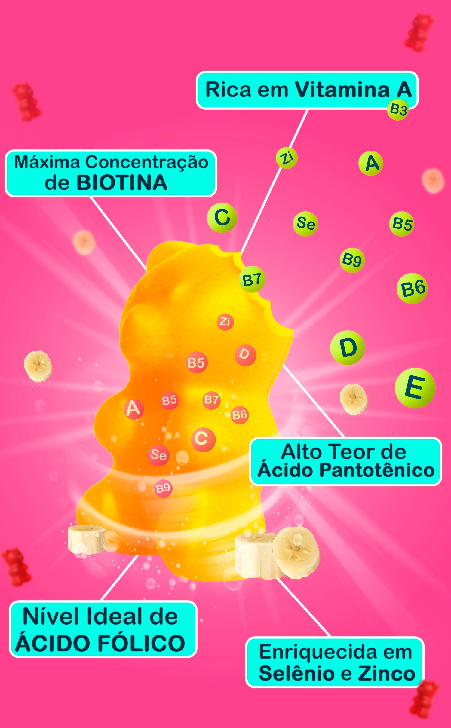 Blow Gummies 390 Dias Mix Hair 1 Chiclete