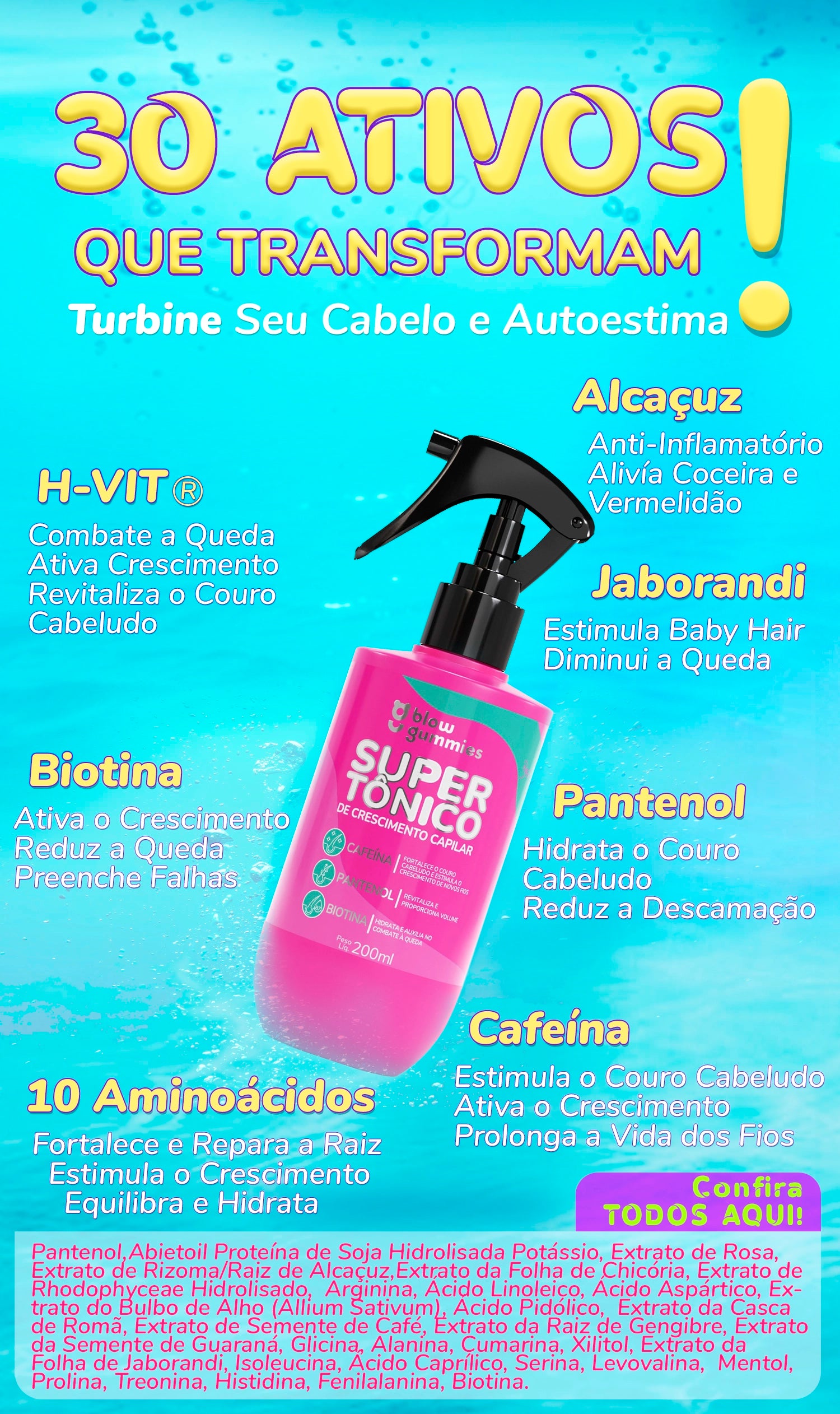 Blow Gummies 60 Dias Morango+Super Tônico 240ml