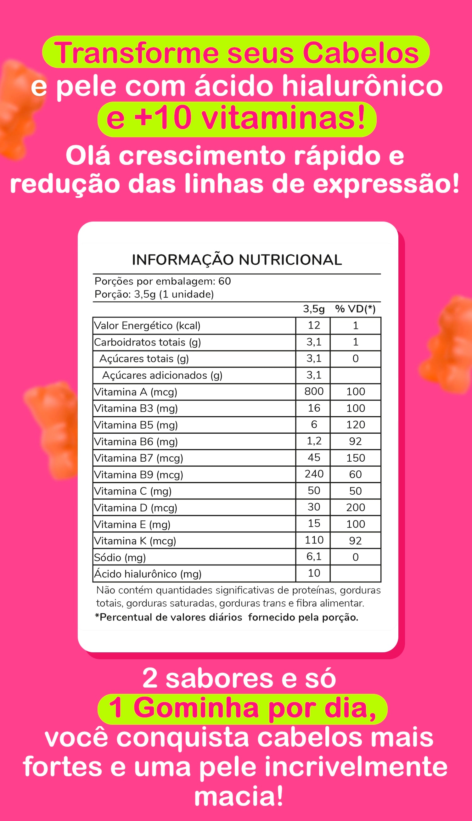 Blow Gummies 390 Dias Mix Hair 1 Chiclete